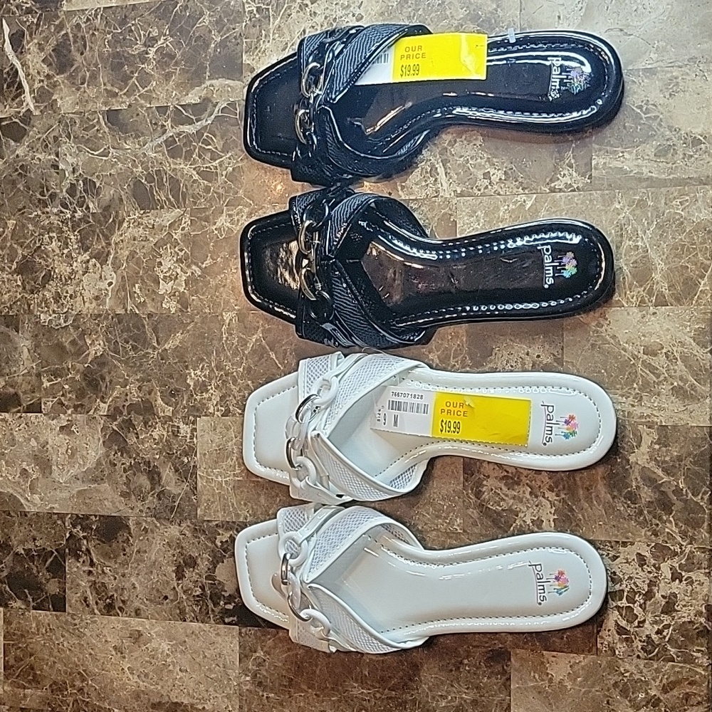 2 for 1 Deal Palms Sandals Size 9